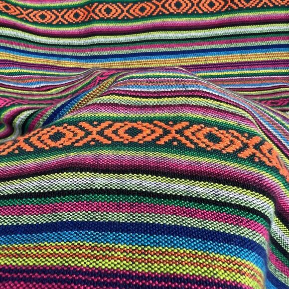 Tribal FESTIVAL BOHO Multicolor Embroidered Woven Western Skirt Mini Navajo S - Picture 5 of 11